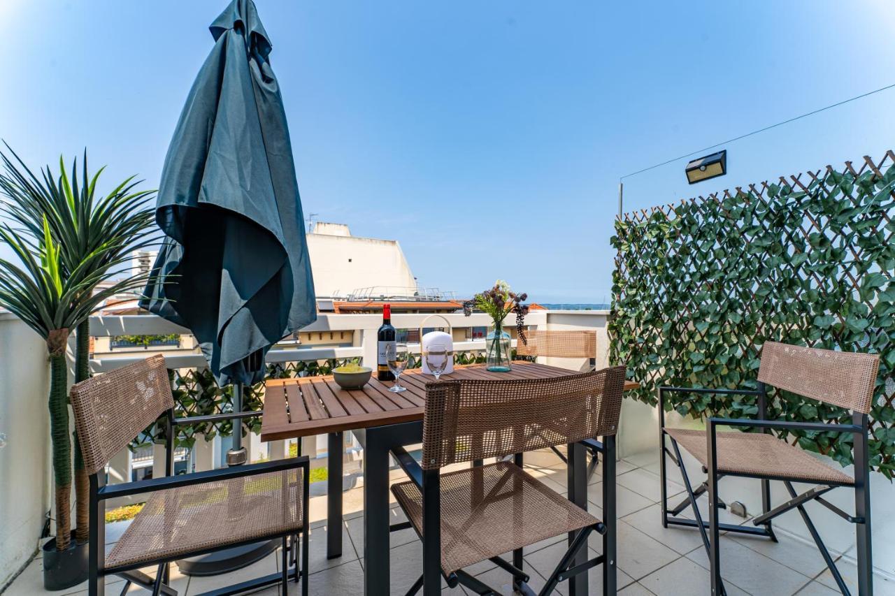 Apartamento Piton Des Neiges - Nid Douillet Terrasse Vue Port Arcachón Exterior foto